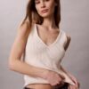 Cotton Rib Cardigan and Tank Set