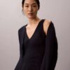 Cotton Rib Cardigan and Tank Set