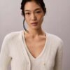 Cotton Rib Cardigan and Tank Set