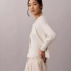 Cotton Rib Cardigan and Tank Set