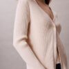 Cotton Rib Cardigan and Tank Set