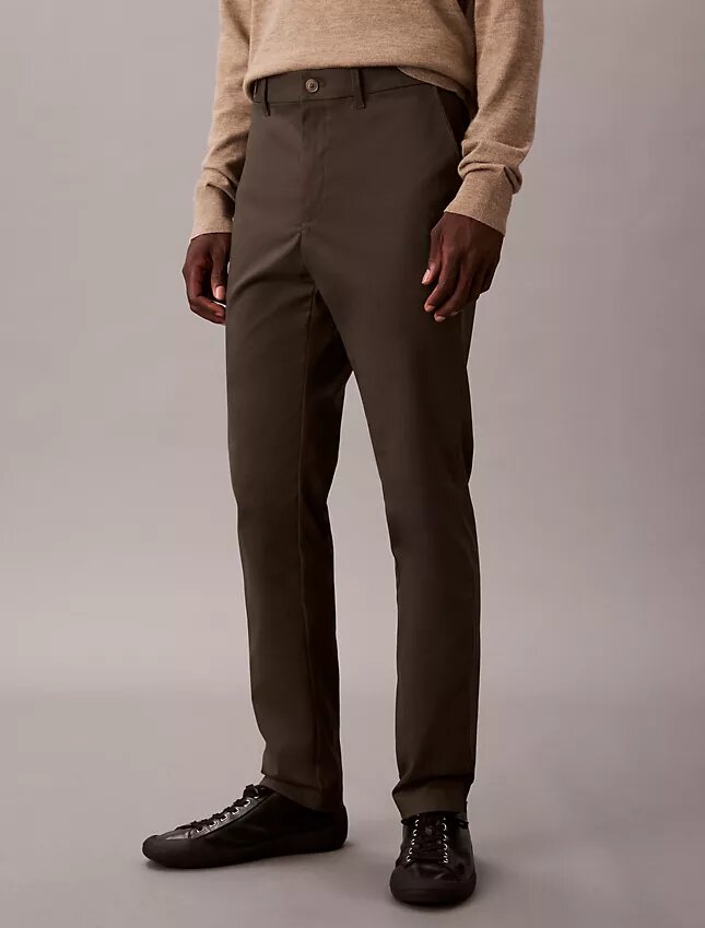 Cotton Sateen Slim Chino Pants Cotton Sateen Slim Chino Pants