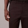Cotton Sateen Slim Tapered Chino Pants