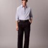 Cotton Solid Relaxed Button-Down Shirt