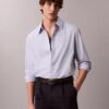 Cotton Solid Relaxed Button-Down Shirt