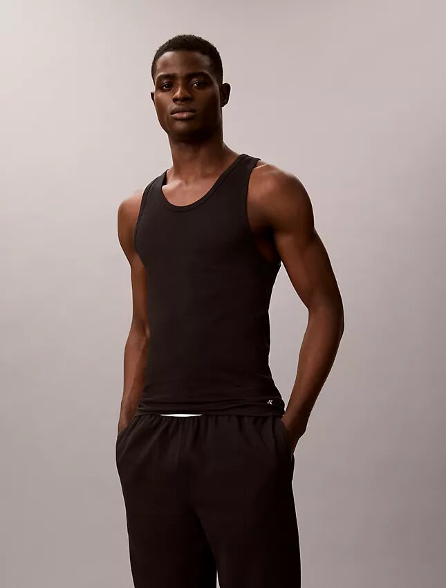 Cotton Stretch Blend 3-Pack Tank Top Cotton Stretch Blend 3-Pack Tank Top