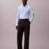 Cotton Stretch Gingham Slim Button-Down Shirt