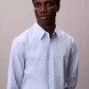 Cotton Stretch Gingham Slim Button-Down Shirt