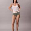 Cotton Stretch Rib High Rise Brief