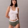 Cotton Stretch Rib High Rise Brief