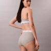 Cotton Stretch Rib High Rise Brief