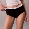 Cotton Stretch Rib High Rise Brief
