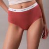 Cotton Stretch Rib High Rise Brief