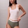 Cotton Stretch Rib High Rise Brief