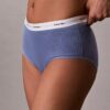 Cotton Stretch Rib High Rise Brief