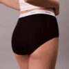 Cotton Stretch Rib High Rise Brief