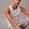 Cotton Stretch Sleep Tank Top