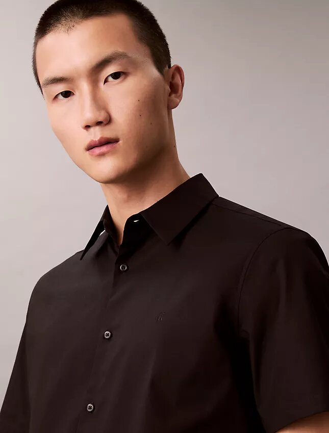 Cotton Stretch Slim Button-Down Shirt Cotton Stretch Slim Button-Down Shirt