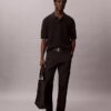 Cotton Stretch Straight Trousers