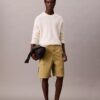 Cotton Stretch Twill Cargo Shorts
