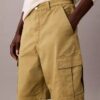 Cotton Stretch Twill Cargo Shorts
