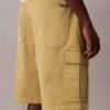 Cotton Stretch Twill Cargo Shorts
