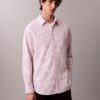 Cotton Stripe Relaxed Button-Down Shirt