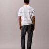 Cotton Stripe Sweater Polo Shirt Cotton Stripe Sweater Polo Shirt
