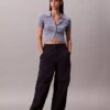 Crinkle Nylon Parachute Pants