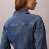 Cropped Denim Trucker Jacket
