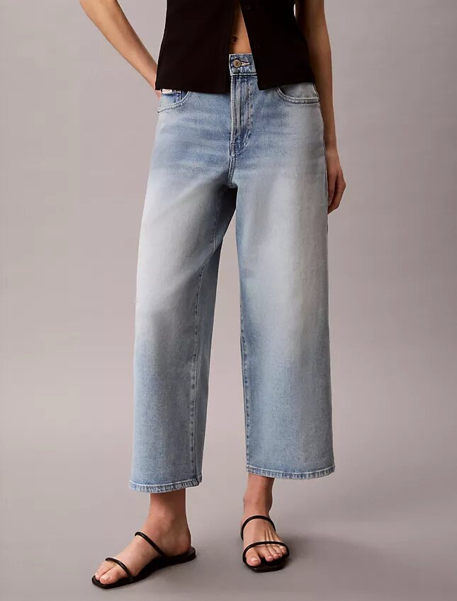 Cropped Wide Leg Jeans Cropped Wide Leg Jeans