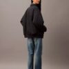 Crushed Nylon Bomber Jacket