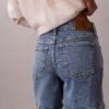 Denim A-Line Shorts