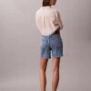 Denim A-Line Shorts