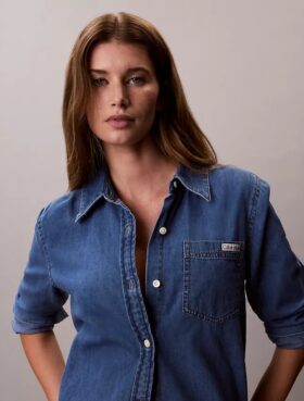 Denim Classic Button-Down Shirt