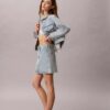 Denim Logo Mini Skirt
