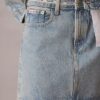 Denim Logo Mini Skirt