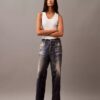 Denim Print Tailored Trouser