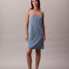 Denim Strappy Mini Dress Denim Strappy Mini Dress