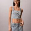 Denim Trucker Tank Top