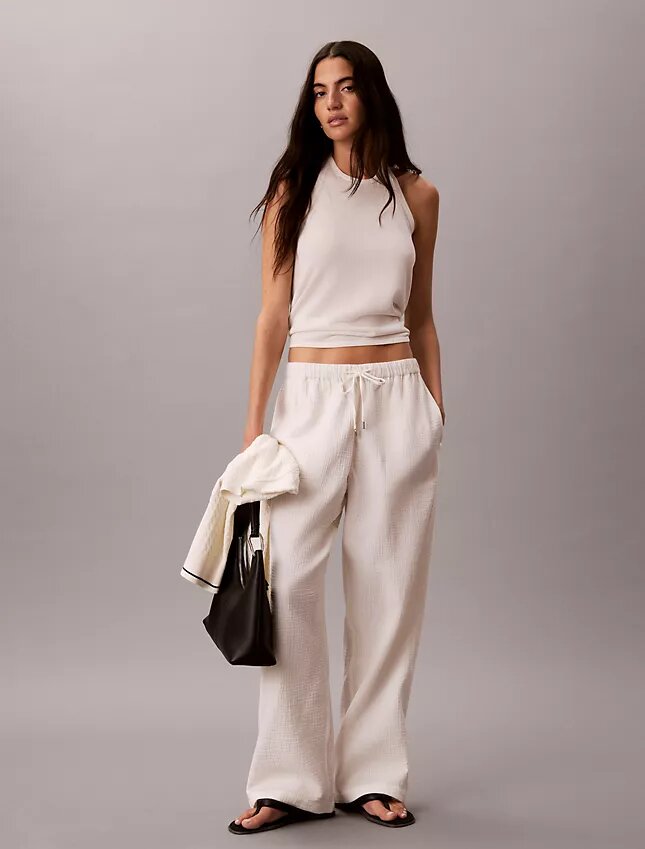 Double Gauze Pull-On Pants Double Gauze Pull-On Pants