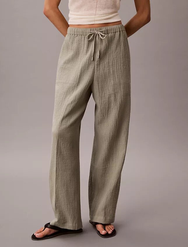 Double Gauze Pull-On Pants Double Gauze Pull-On Pants