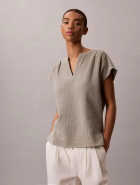 Double Gauze Relaxed Top