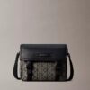 Emblem Jacquard Small Messenger Bag