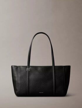Emblem Logo Hardware Pebble Tote Bag Emblem Logo Hardware Pebble Tote Bag
