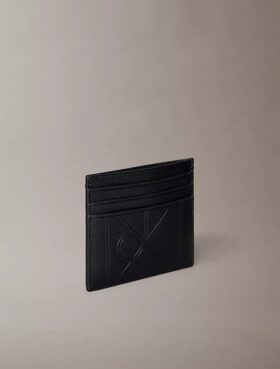Embossed Emblem Logo Card Case