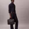Embossed Emblem Logo Commuter Bag