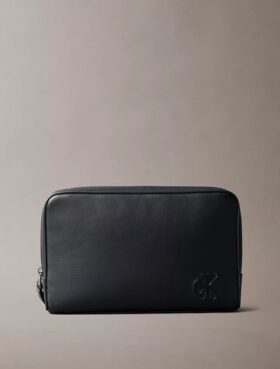 Embossed Monogram Pouch