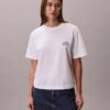 Embroidered Logo Graphic Boxy T-Shirt