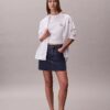 Embroidered Logo Graphic Boxy T-Shirt